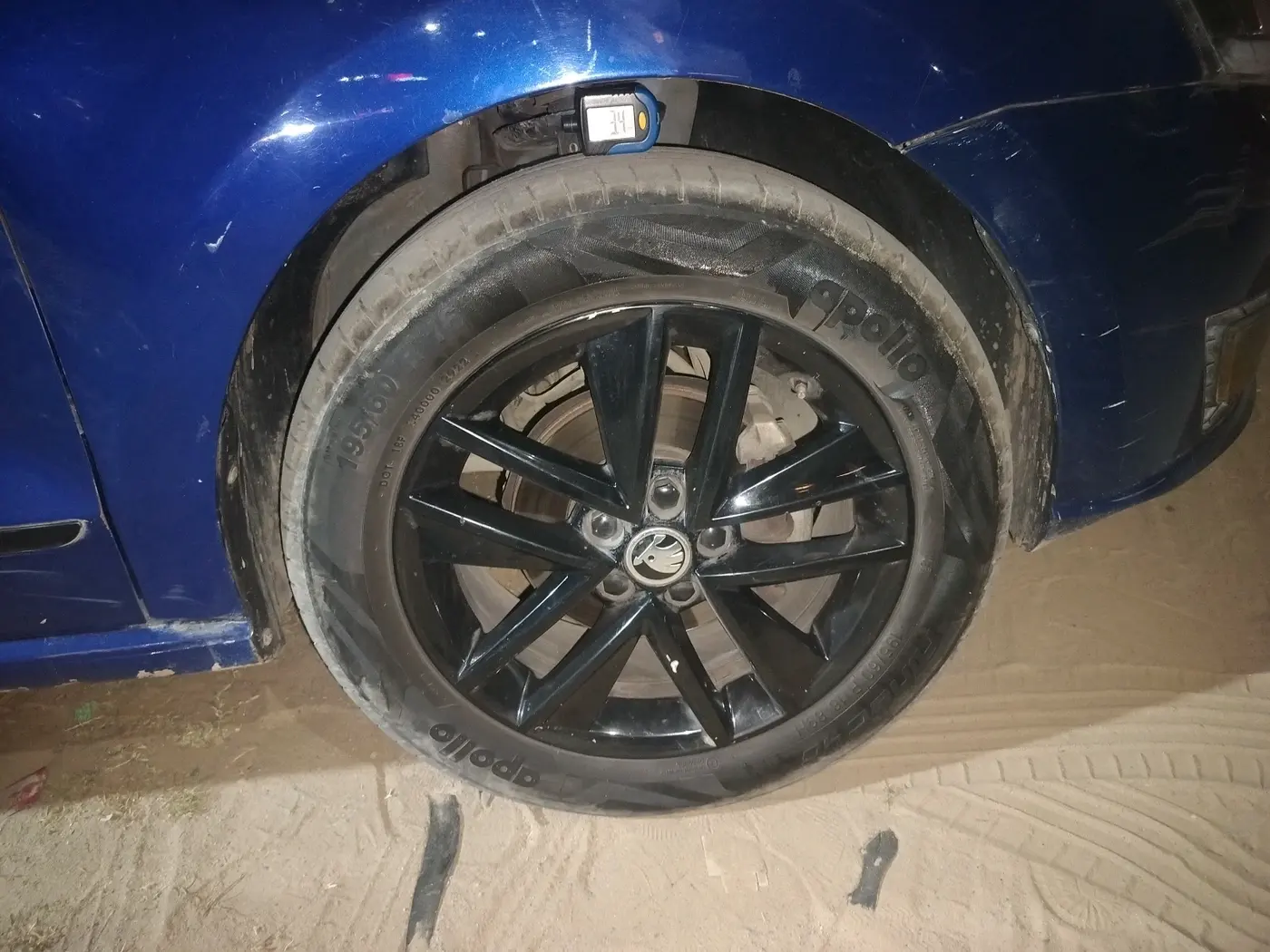 2019 Skoda Rapid AMBITION 1.5 TDI AT, Diesel, Automatic, 58,000 km, tyre