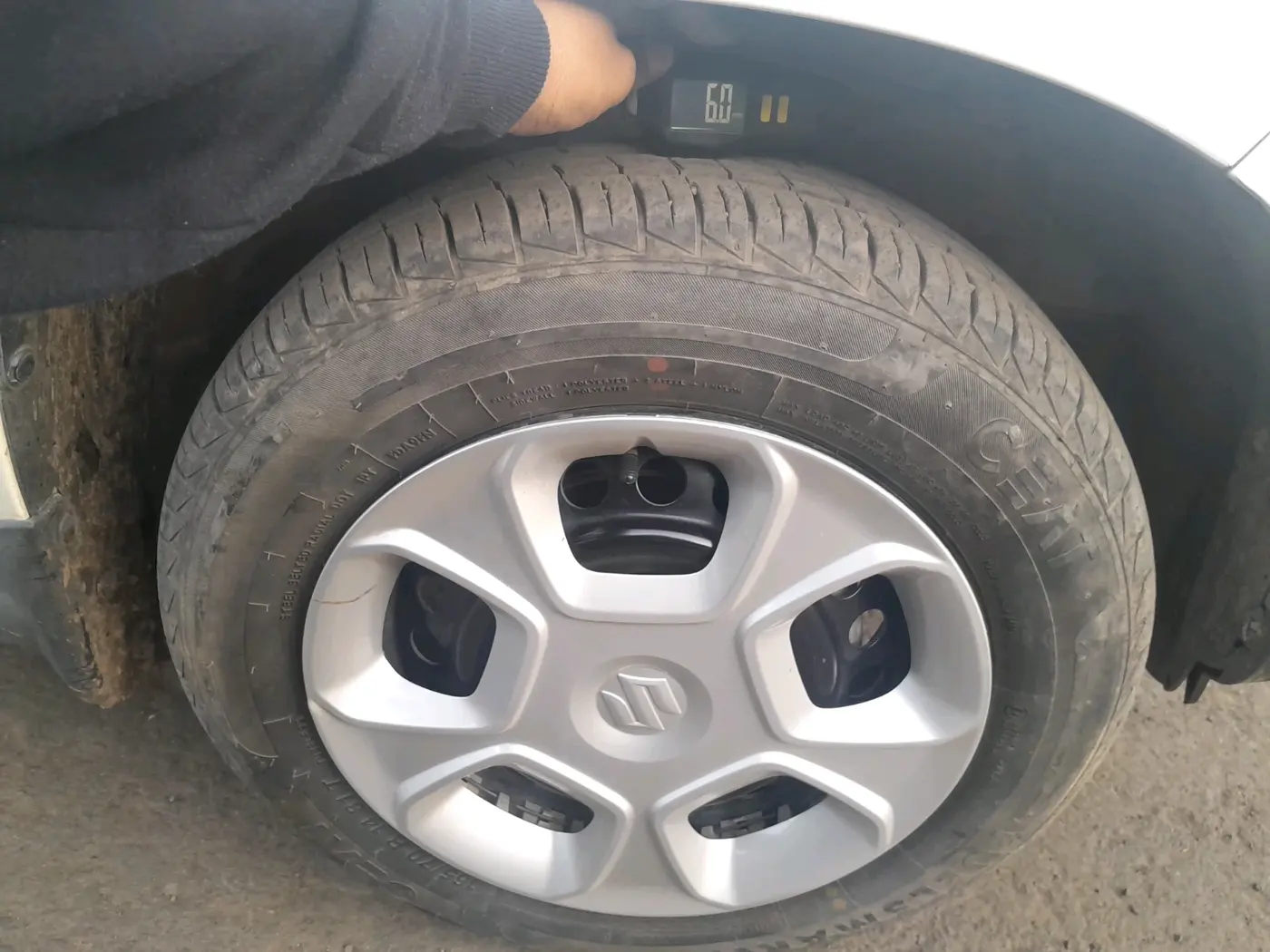 2024 Maruti S PRESSO VXI+, Petrol, Manual, 8,219 km, tyre
