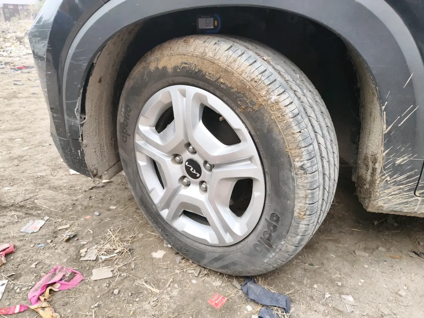 2023 KIA SONET HTK 1.2, Petrol, Manual, 18,792 km, tyre