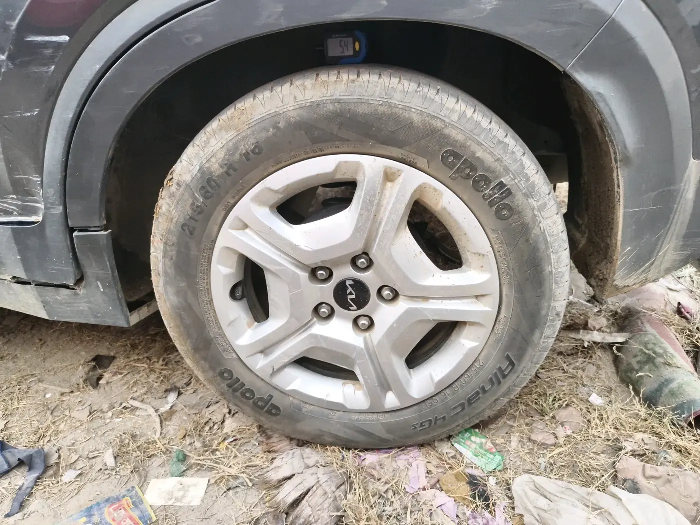 2023 KIA SONET HTK 1.2, Petrol, Manual, 18,792 km, tyre