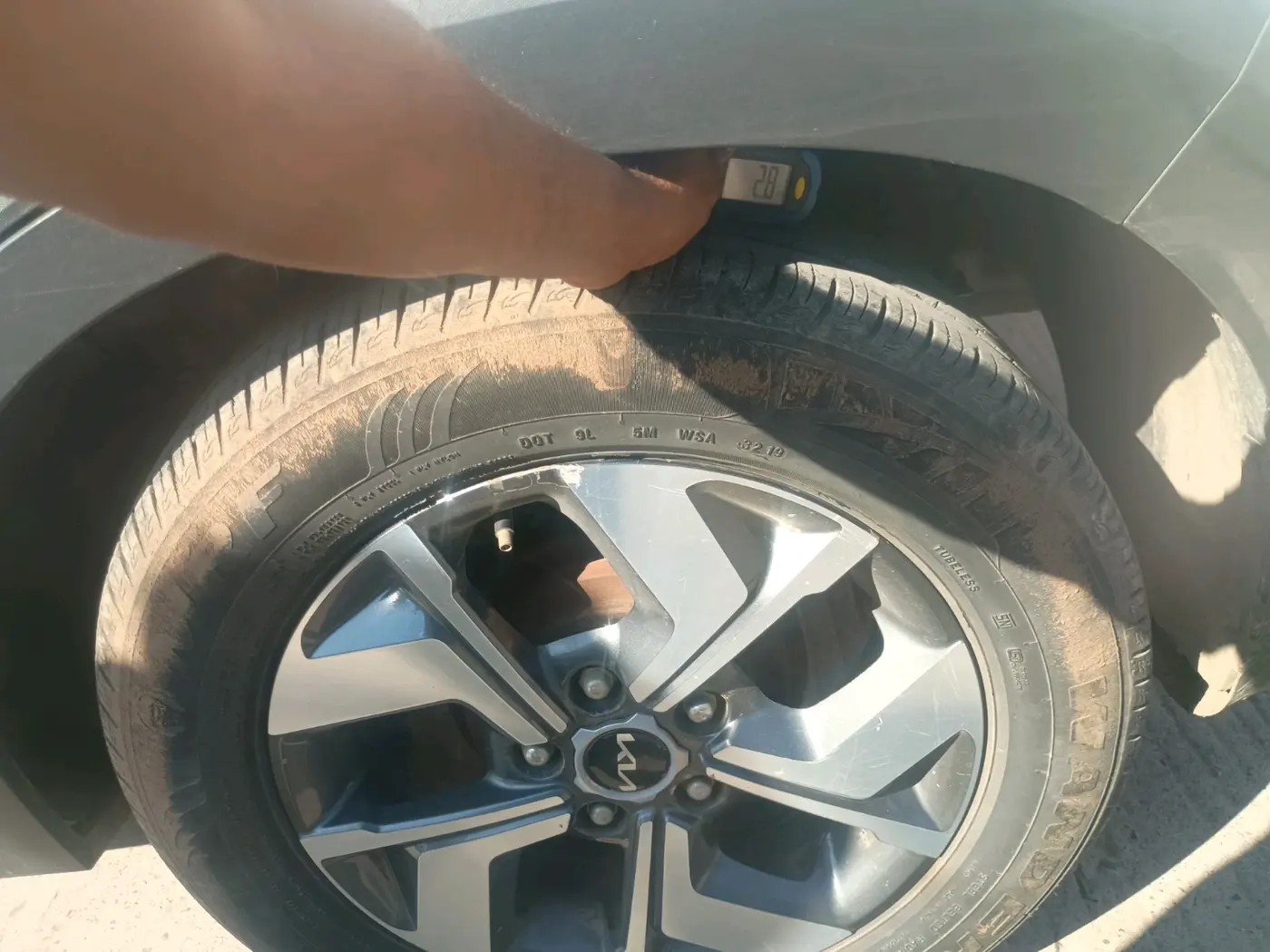 2021 KIA SONET HTX 1.5, Diesel, Manual, 93,363 km, tyre