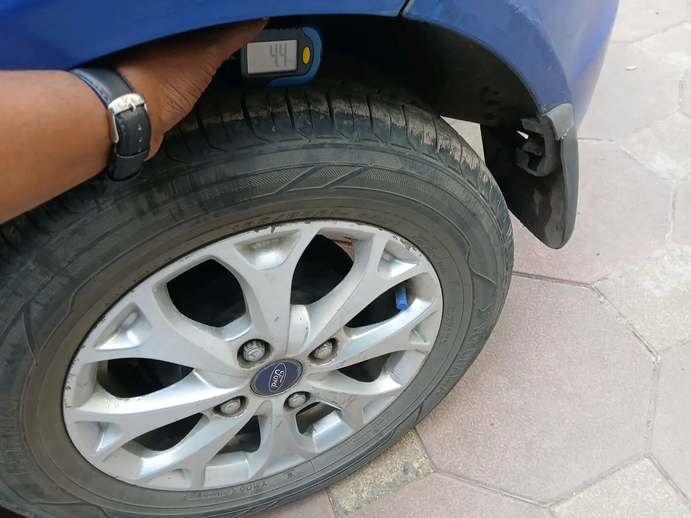2014 Ford Figo TITANIUM 1.2 PETROL, Petrol, Manual, 81,882 km, tyre