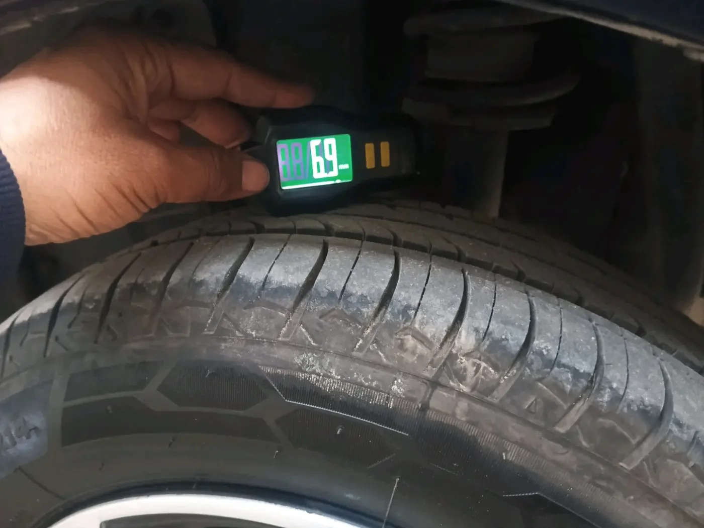 2023 Tata TIGOR XZ PLUS CNG, CNG, Manual, 90,517 km, tyre
