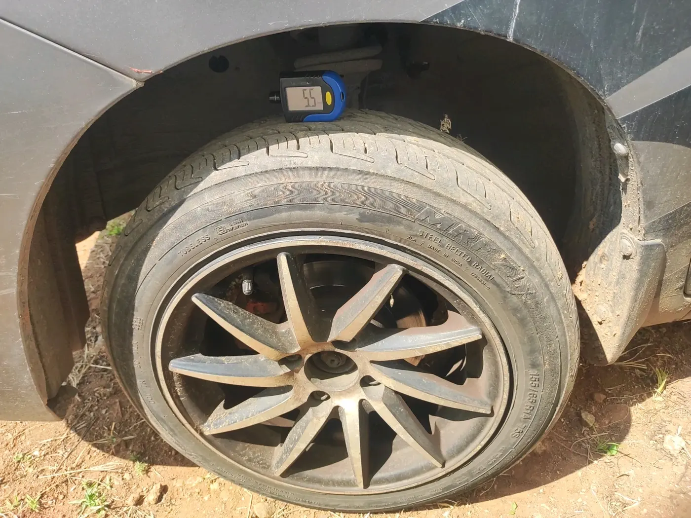 2015 Maruti Wagon R 1.0 VXI AMT, Petrol, Automatic, 95,906 km, tyre
