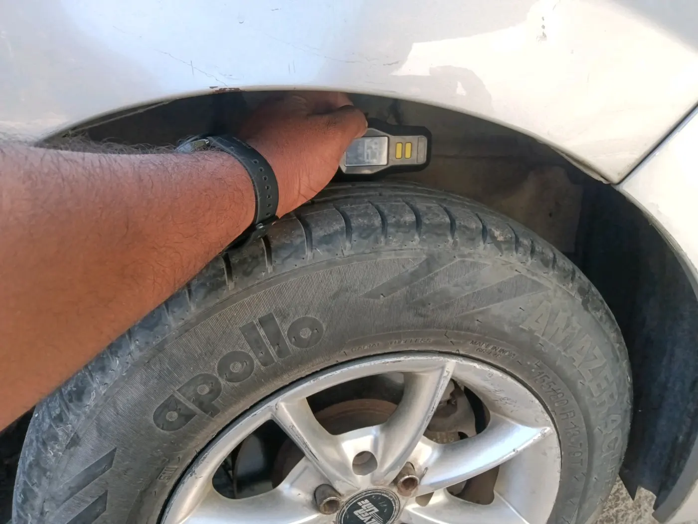 2010 Maruti A Star VXI, Petrol, Manual, 1,00,210 km, tyre