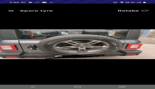 2022 Mahindra Thar LX HARD TOP 4WD MT, Diesel, Manual, 42,714 km, tyre