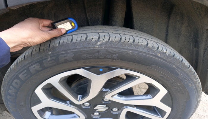 2024 Maruti FRONX ALPHA 1.0L TURBO 6 AT, Petrol, Automatic, 3,241 km, tyre