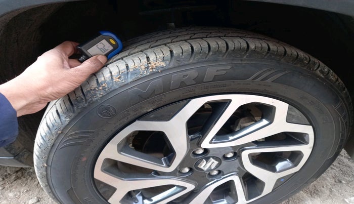 2024 Maruti FRONX ALPHA 1.0L TURBO 6 AT, Petrol, Automatic, 3,241 km, tyre