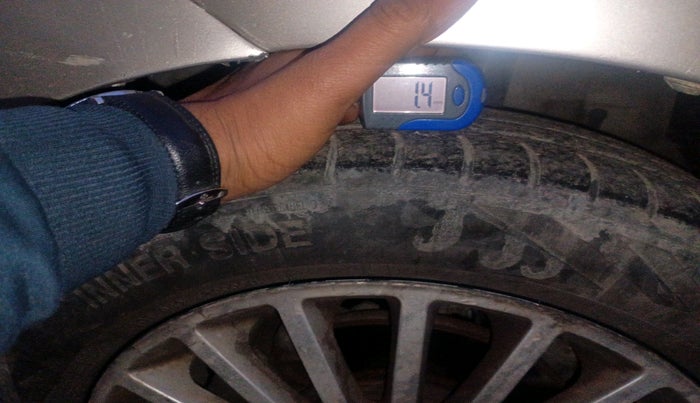 2014 Tata Zest XM PETROL, Petrol, Manual, 1,36,654 km, tyre