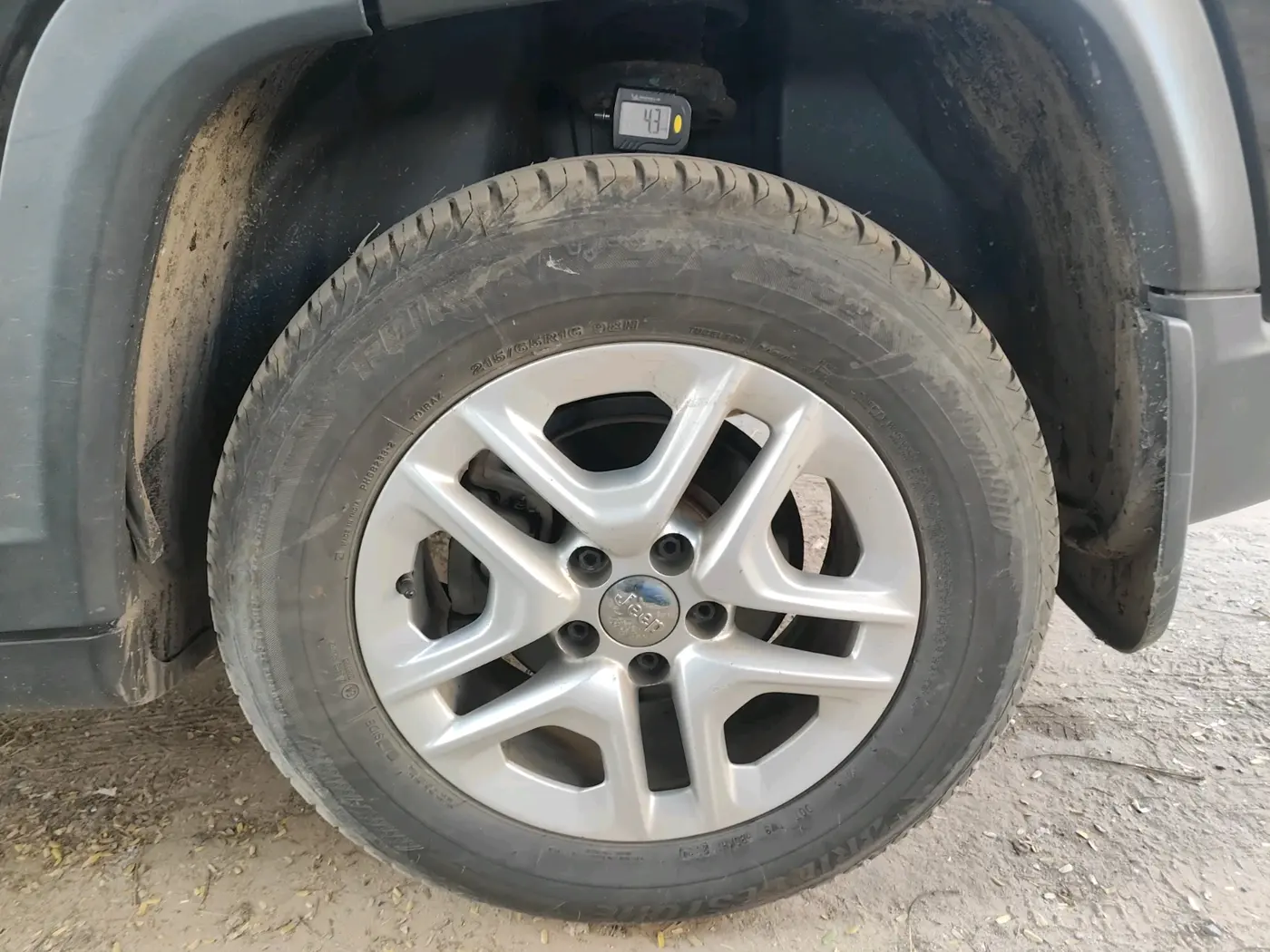 2019 Jeep Compass SPORT PLUS 2.0 DIESEL, Diesel, Manual, 1,10,418 km, tyre