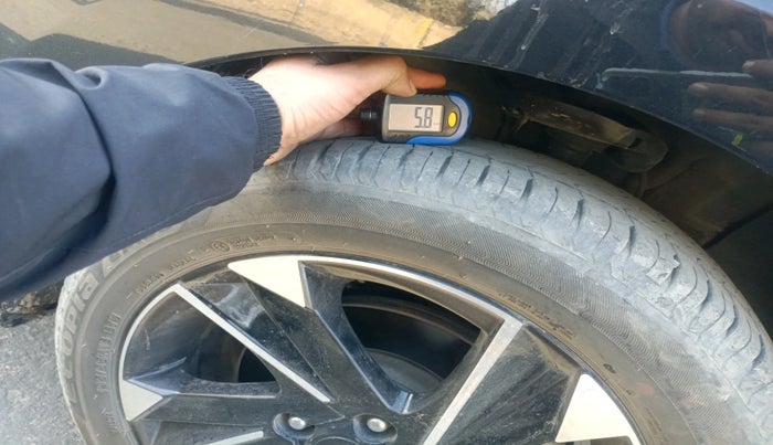 2021 Hyundai Verna SX (O) 1.0 TURBO DCT, Petrol, Automatic, 21,708 km, tyre