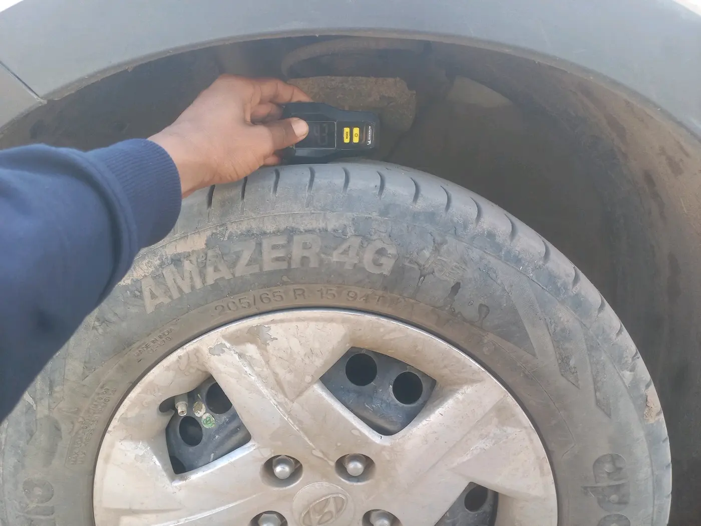 2021 Hyundai VENUE S+ 1.2, CNG, Manual, 85,554 km, tyre