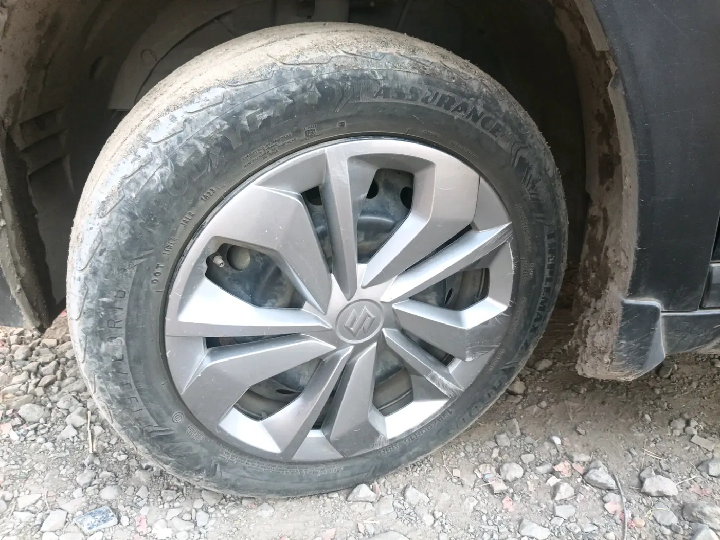 2023 Maruti FRONX SIGMA 1.2 MT, CNG, Manual, 90,476 km, tyre