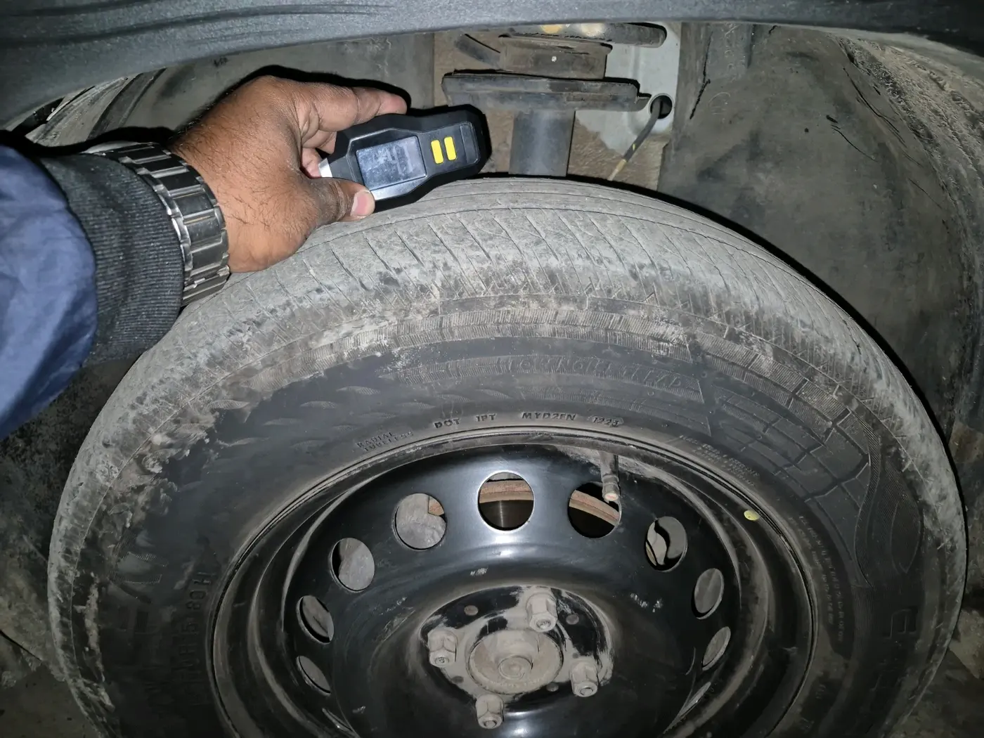 2025 Tata PUNCH Adventure Plus, Petrol, Manual, 25,908 km, tyre