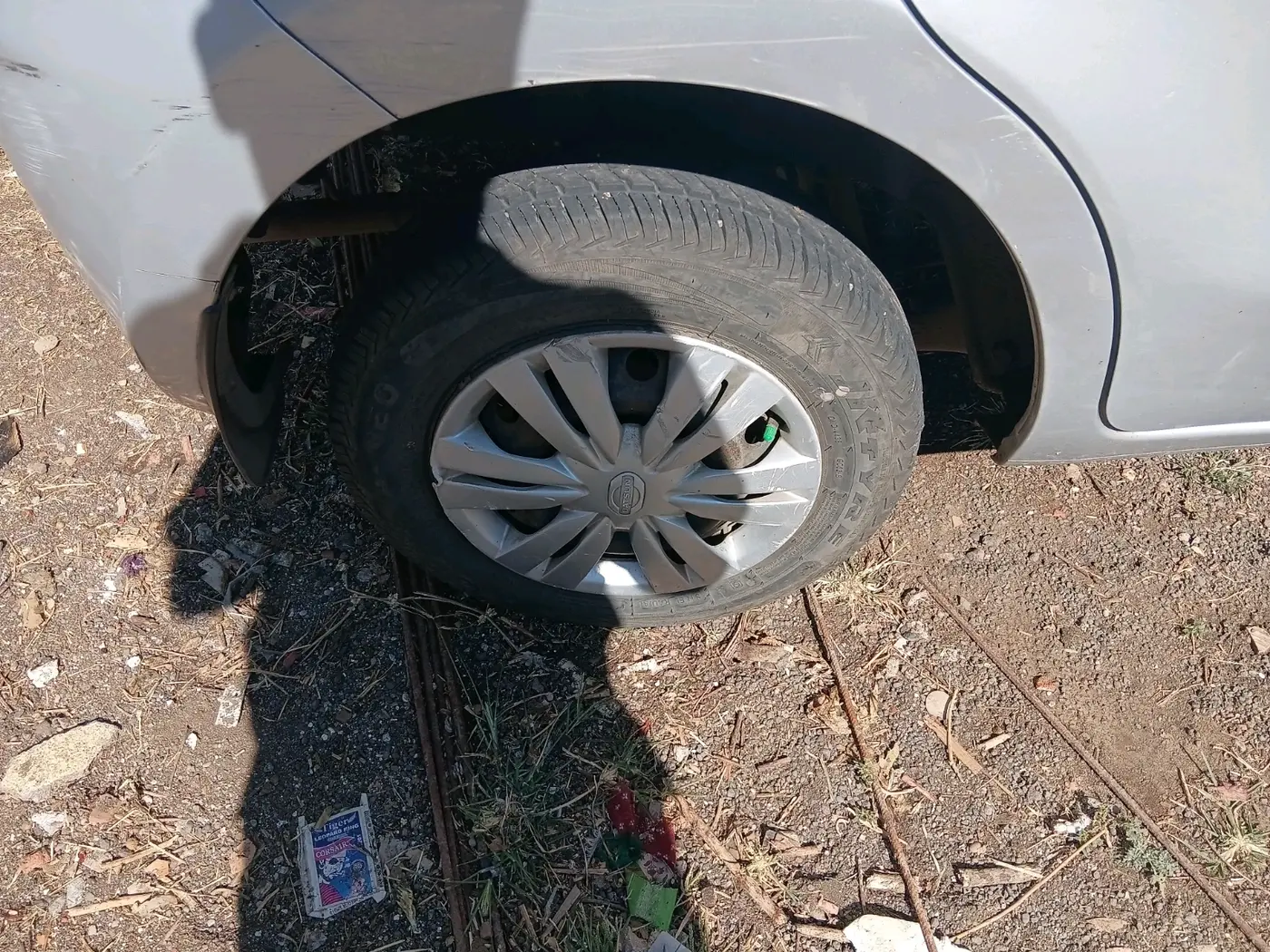 2014 Datsun Go T, Petrol, Manual, 82,422 km, tyre