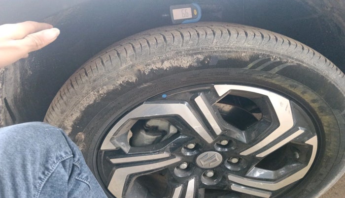 2024 Maruti BREZZA ZXI + SMART HYBRID, Petrol, Manual, 7,361 km, tyre