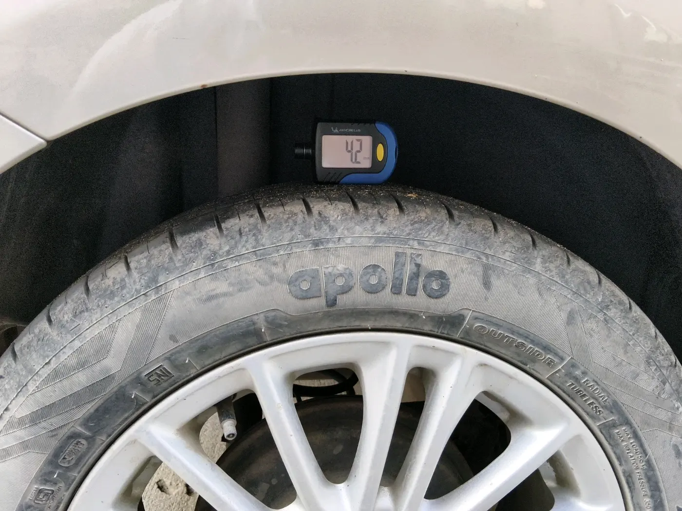 2019 Ford Figo Aspire TITANIUM PLUS 1.5 DIESEL, Diesel, Manual, 1,22,520 km, tyre