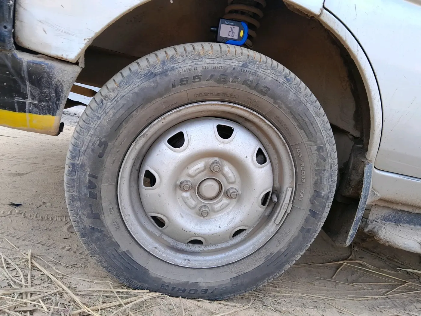 2012 Maruti Eeco 5 STR WITH A/C+HTR CNG, CNG, Manual, 1,23,505 km, tyre