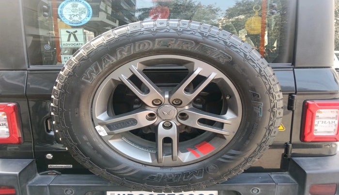 2023 Mahindra Thar LX P 2WD AT HT, Petrol, Automatic, 7,857 km, tyre