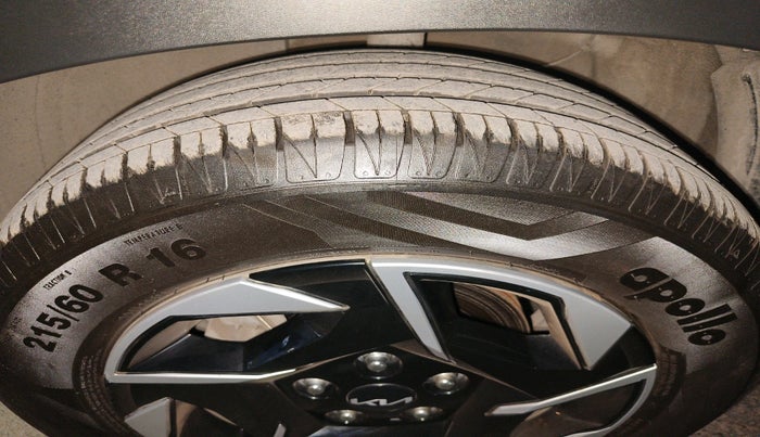 2024 KIA SONET HTX 1.0 TURBO PETROL IMT, Petrol, Manual, 9,743 km, tyre