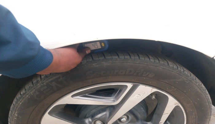 2023 Hyundai AURA SX 1.2 CNG, Petrol, Manual, 29,263 km, tyre