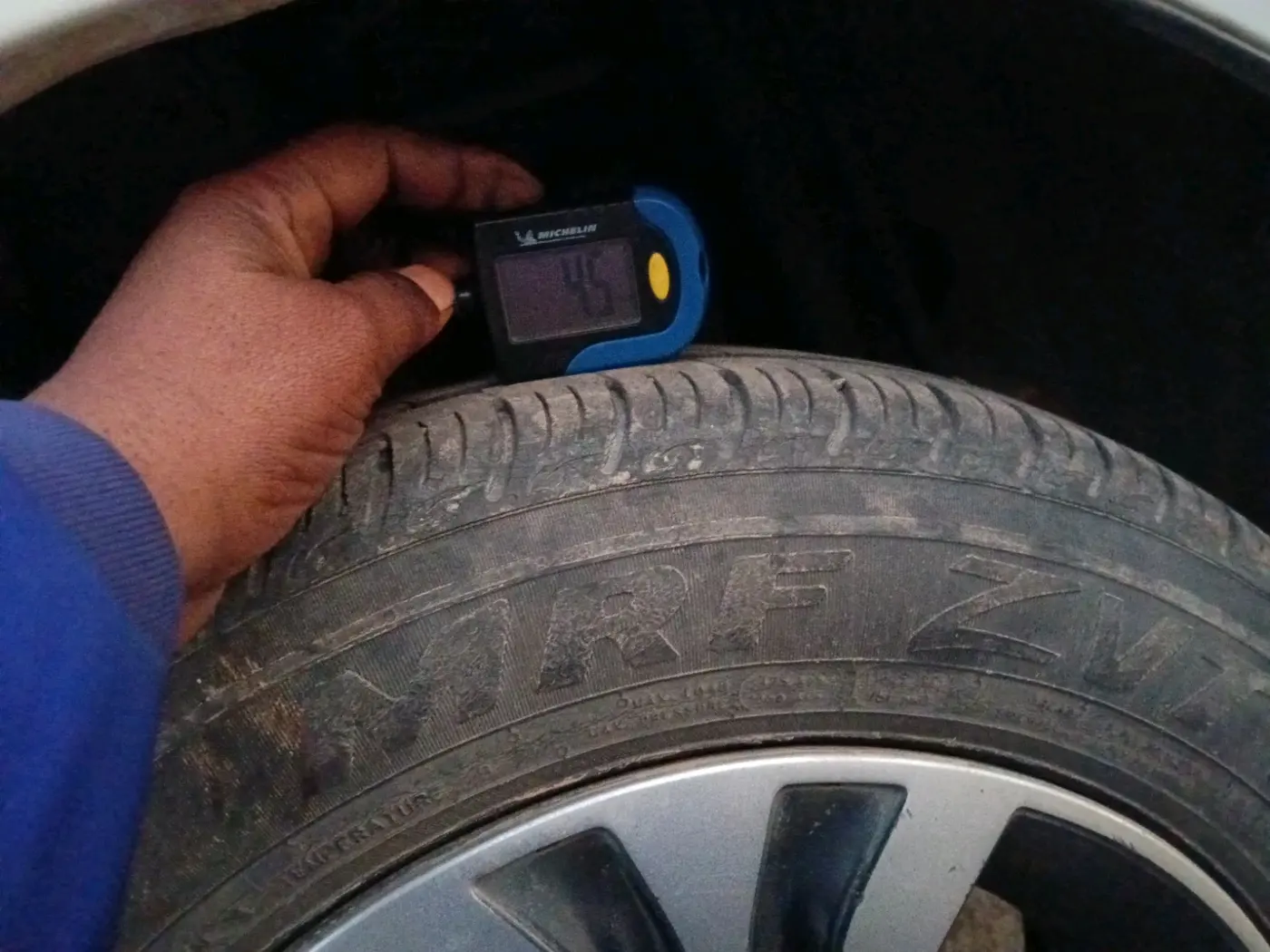 2023 Tata TIGOR XZ PLUS CNG, CNG, Manual, 62,070 km, tyre