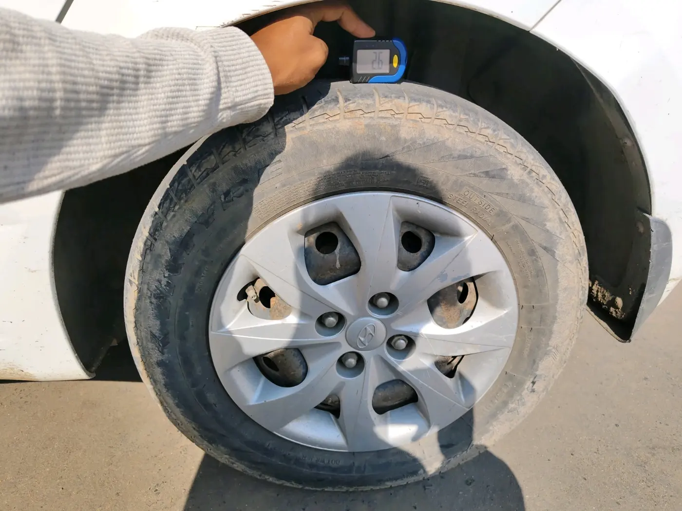 2019 Hyundai Elite i20 MAGNA PLUS 1.2, CNG, Manual, 1,02,016 km, tyre