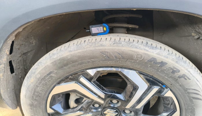 2023 Maruti BREZZA ZXI + SMART HYBRID, Petrol, Manual, 47,551 km, tyre