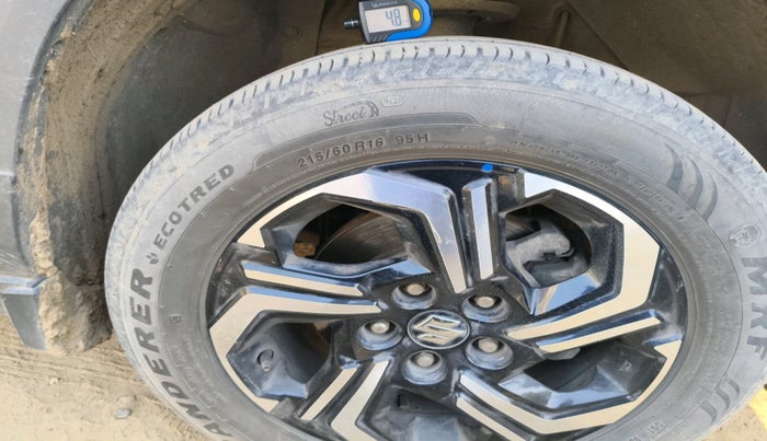 2023 Maruti BREZZA ZXI + SMART HYBRID, Petrol, Manual, 47,551 km, tyre