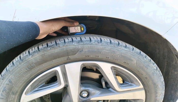 2023 Hyundai AURA SX 1.2 CNG, Petrol, Manual, 19,624 km, tyre