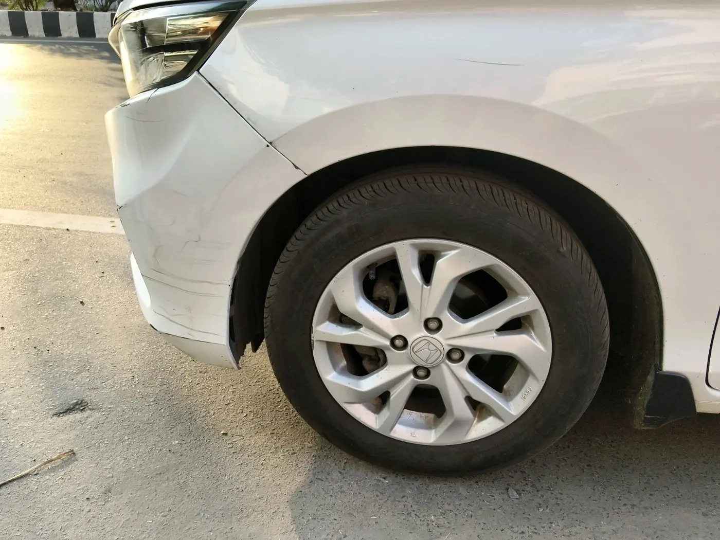 2018 Honda Amaze 1.2L I-VTEC V CVT, Petrol, Automatic, 71,205 km, tyre