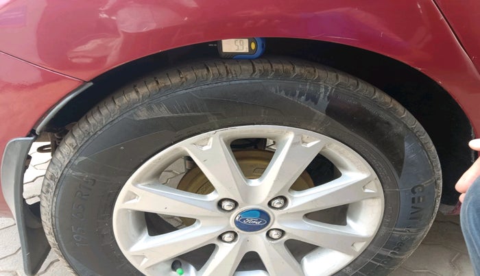 2012 Ford Fiesta TITANIUM+ PETROL AT, Petrol, Automatic, 1,16,128 km, tyre