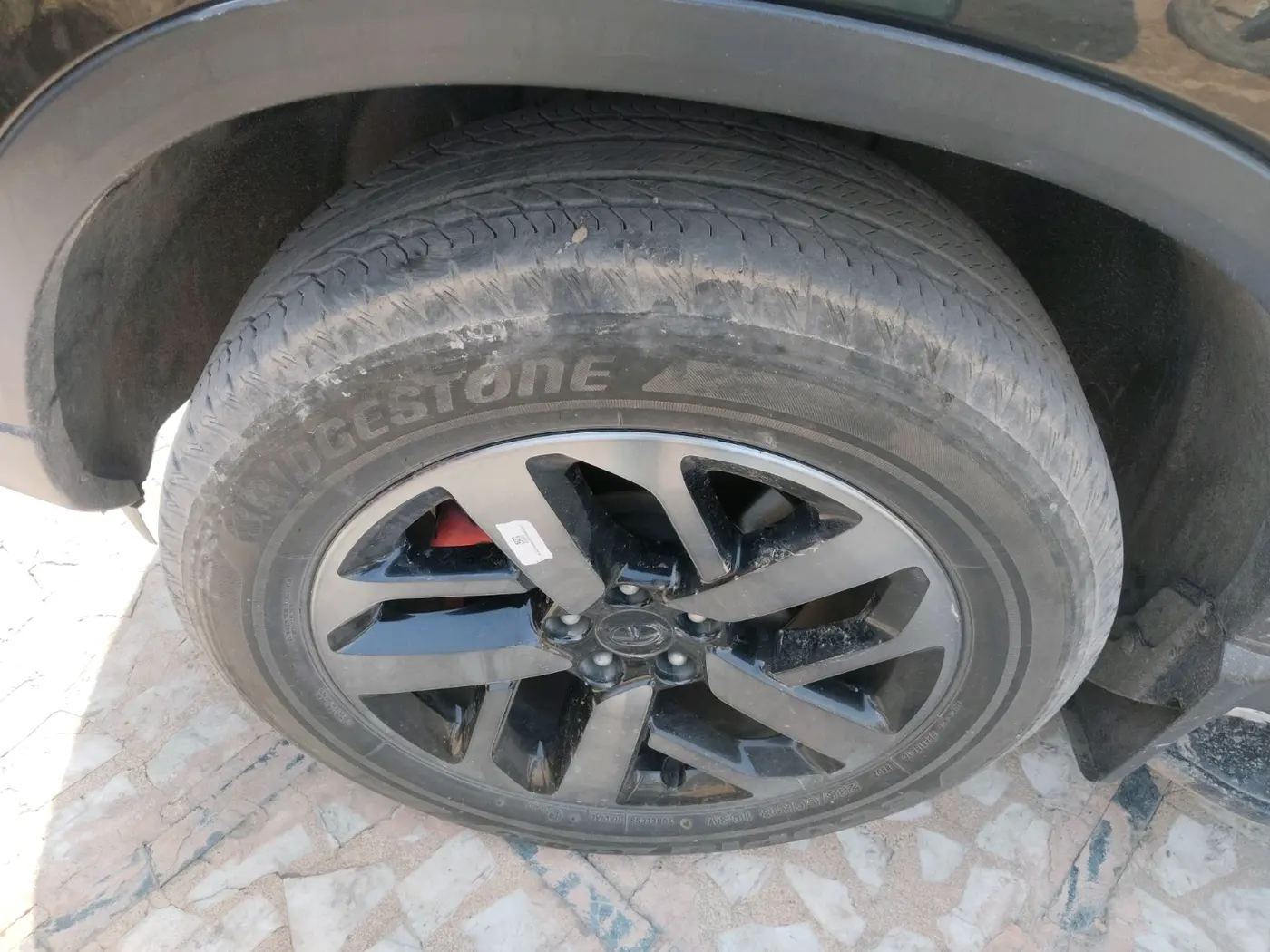 2023 Tata Safari XZA PLUS O RED DARK , Diesel, Automatic, 26,832 km, tyre