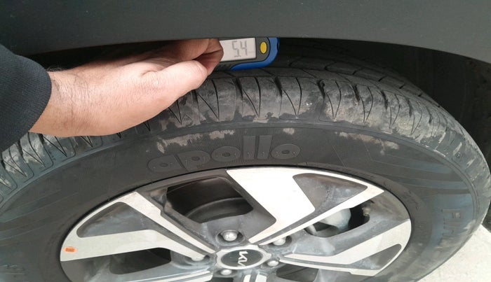 2023 KIA SONET HTX 1.0 DCT, Petrol, Automatic, 13,615 km, tyre