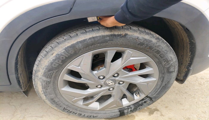 2020 Hyundai Creta SX (O) 1.4 TURBO DCT DUAL TONE, Petrol, Automatic, 78,921 km, tyre