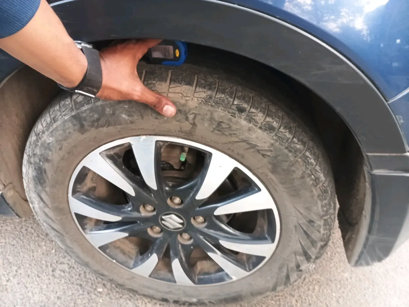 2020 Maruti S Cross ZETA 1.5, Petrol, Manual, 1,26,086 km, tyre