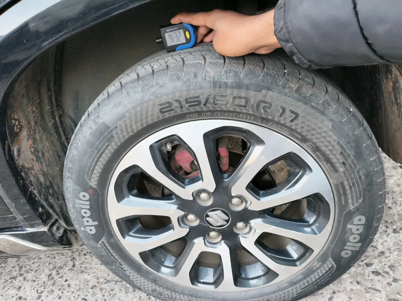2023 Maruti Grand Vitara ZETA PLUS  HYBRID ECVT, Hybrid, Automatic, 68,607 km, tyre