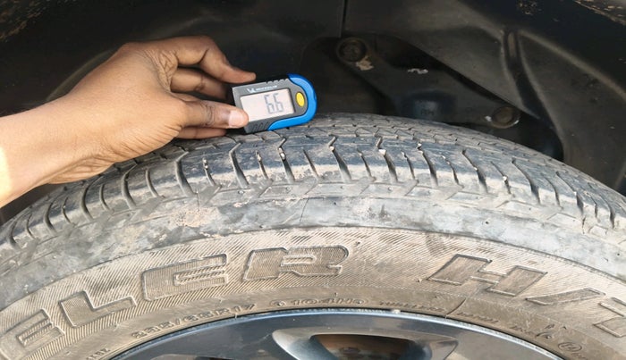 2021 Tata Harrier XZA PLUS 2.0L DARK EDITION, Diesel, Automatic, 1,20,774 km, tyre