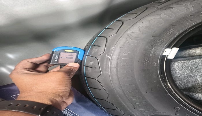 2023 Hyundai Verna  SX 1.5 Turbo DCT , Petrol, Automatic, 25,216 km, tyre