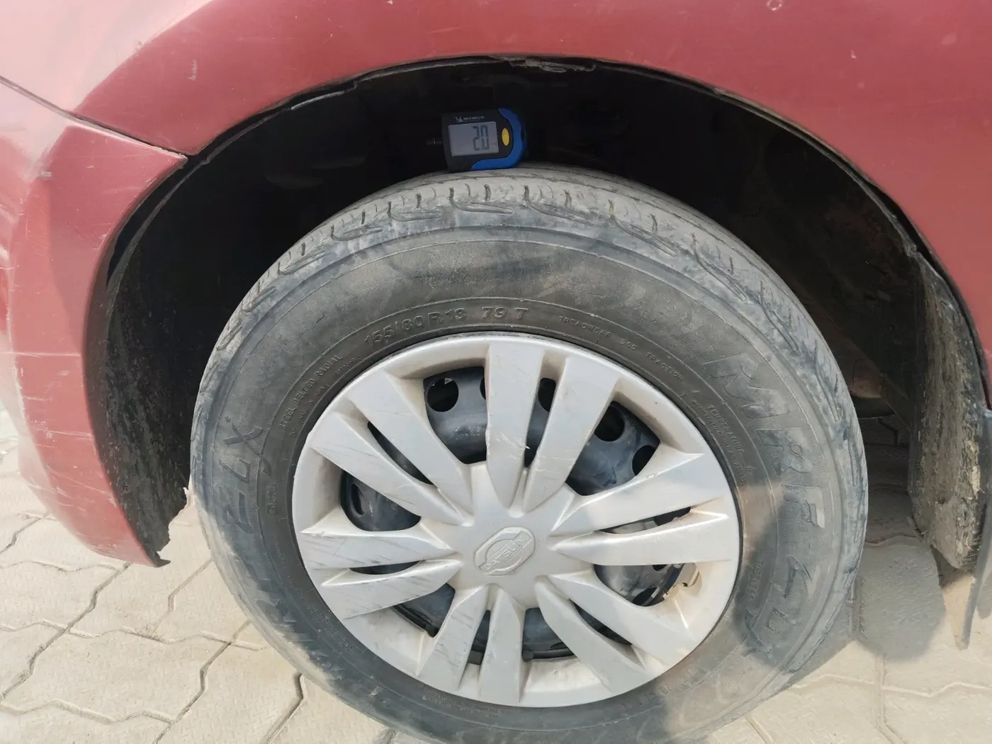 2015 Datsun Go Plus T, Petrol, Manual, 48,120 km, tyre