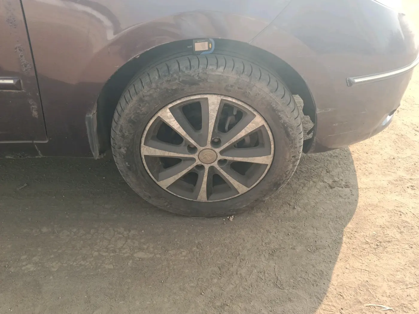 2011 Tata Manza ELAN QUADRAJET, Diesel, Manual, 1,83,741 km, tyre