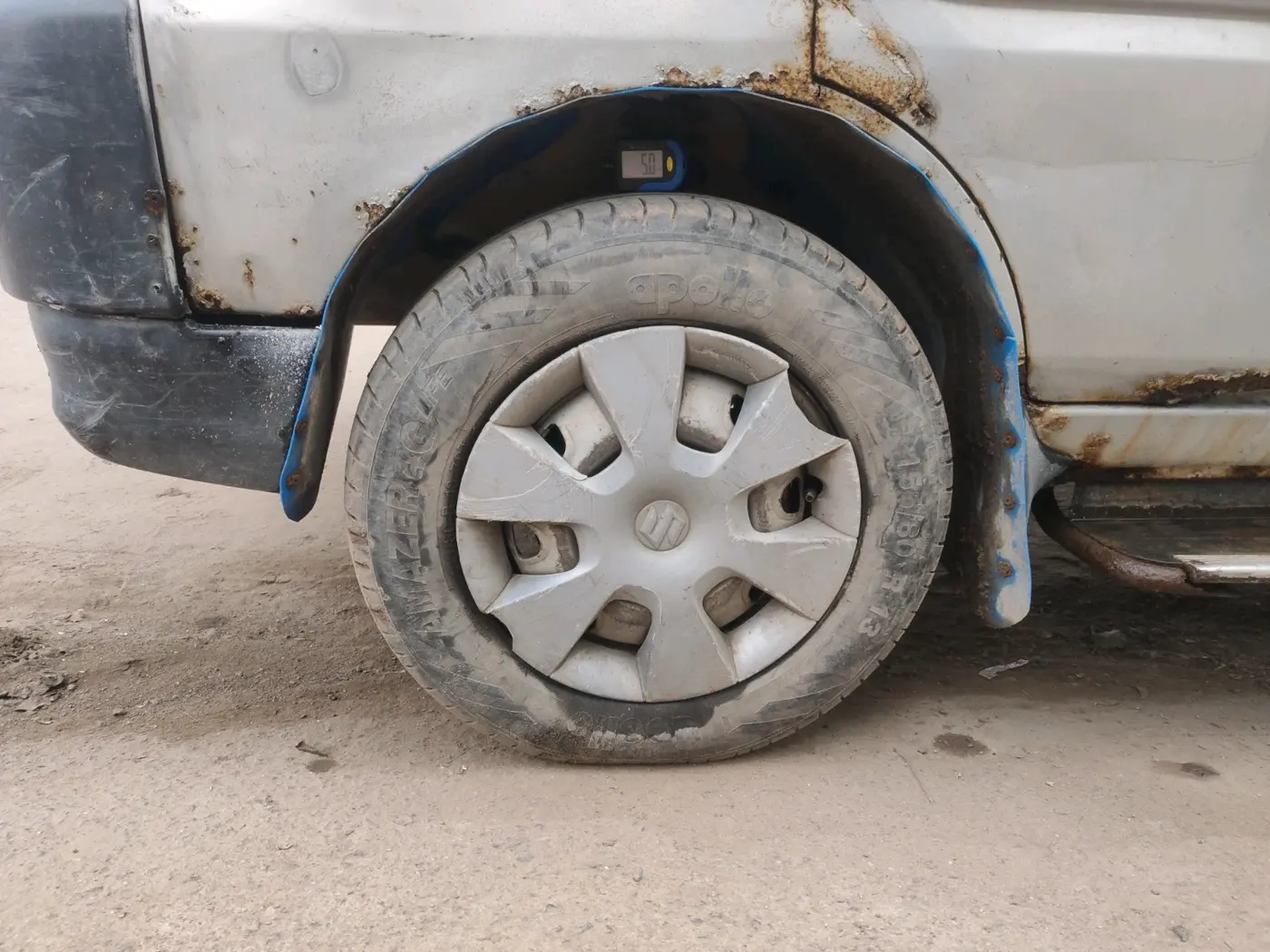 2018 Maruti Eeco 7 STR, CNG, Manual, 1,63,227 km, tyre
