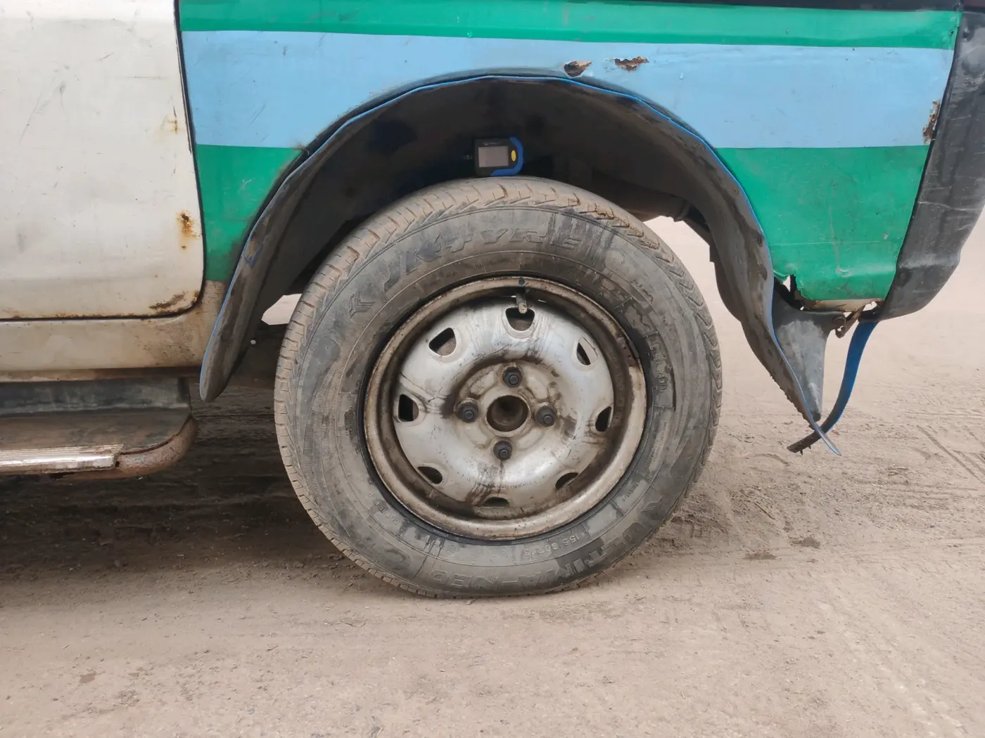 2018 Maruti Eeco 7 STR, CNG, Manual, 1,63,227 km, tyre