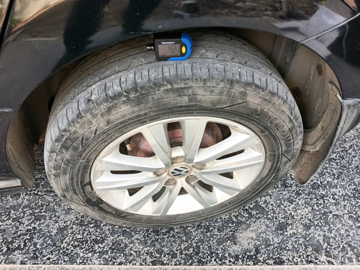 2014 Volkswagen Polo GT TSI AT, Petrol, Automatic, 62,551 km, tyre