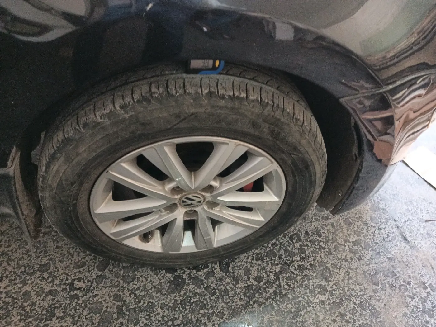 2014 Volkswagen Polo GT TSI AT, Petrol, Automatic, 62,551 km, tyre