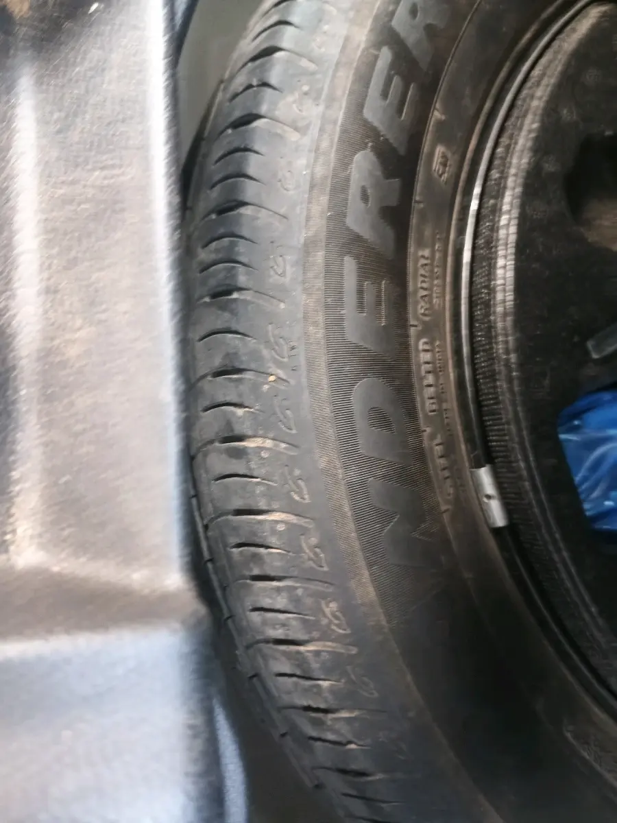 2024 Maruti BREZZA LXI S- CNG, CNG, Manual, 57,855 km, tyre