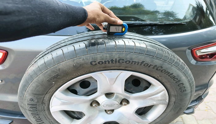 2015 Ford Ecosport AMBIENTE 1.5L DIESEL, Diesel, Manual, 1,50,002 km, tyre