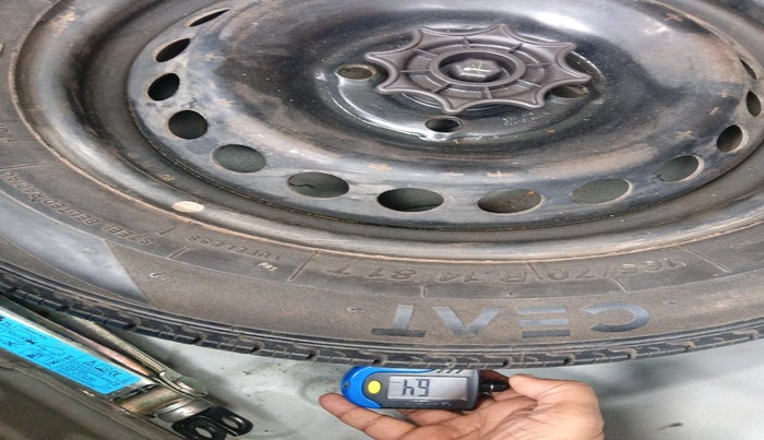 2017 Hyundai Grand i10 SPORTZ (O) 1.2 KAPPA VTVT, Petrol, Manual, 53,769 km, tyre