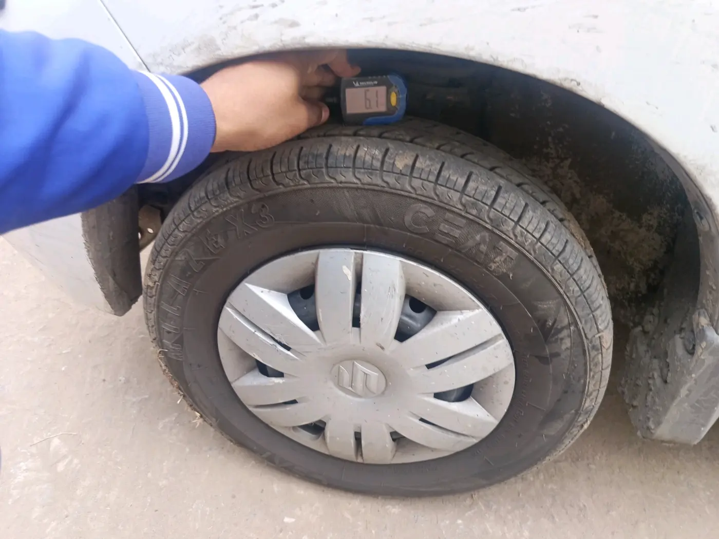 2022 Maruti Alto VXI, Petrol, Manual, 17,514 km, tyre
