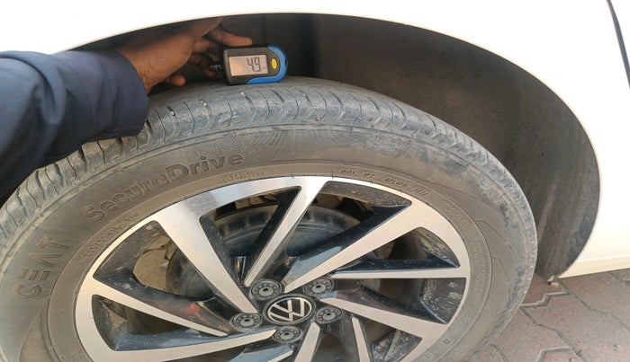 2023 Volkswagen VIRTUS Topline 1.0 TSI MT (Electric Seats), Petrol, Manual, 33,221 km, tyre